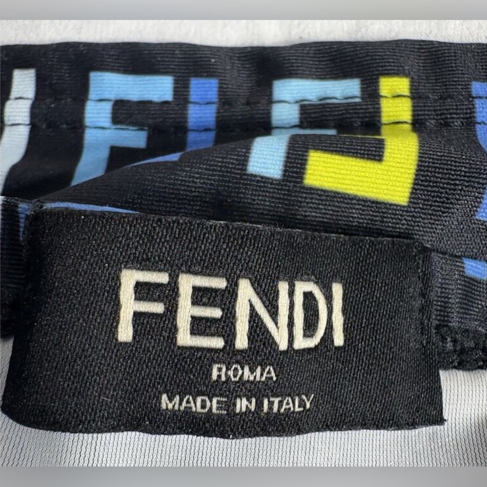 Authentic vintage Fendi Multicolor Logo Bikini Top (can be worn as a top also!) - Picture 2 of 2